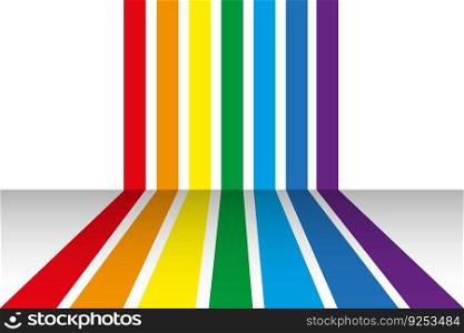 colorful stripes dimensional effect. Cover concept. Gradient rainbow pattern. Vector illustration. EPS 10.. colorful stripes dimensional effect. Cover concept. Gradient rainbow pattern. Vector illustration.