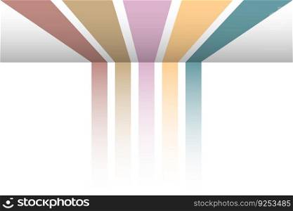 colorful stripes dimensional effect. Cover concept. Gradient rainbow pattern. Vector illustration. EPS 10.. colorful stripes dimensional effect. Cover concept. Gradient rainbow pattern. Vector illustration.