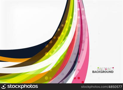 Colorful stripes on light background. Vector template background for workflow layout, diagram, number options or web design