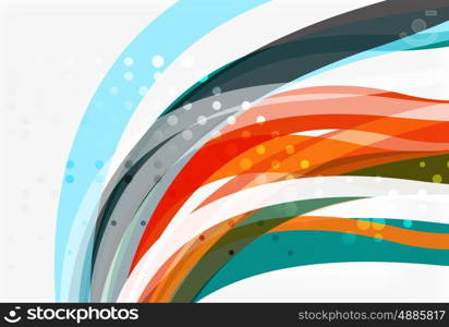 Colorful stripes on light background. Vector template background for workflow layout, diagram, number options or web design