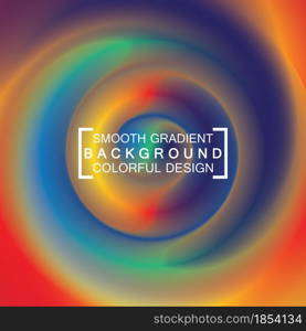 Colorful swirl smooth gradient design abstract background