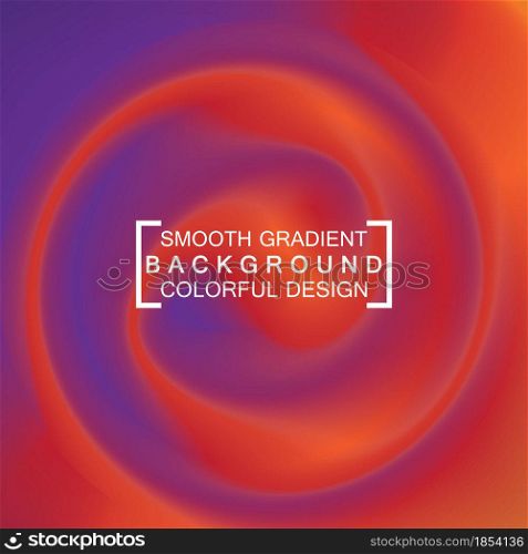 Colorful swirl smooth gradient design abstract background