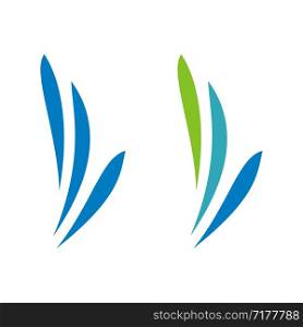 Colorful Swoosh Logo Template Illustration Design. Vector EPS 10.