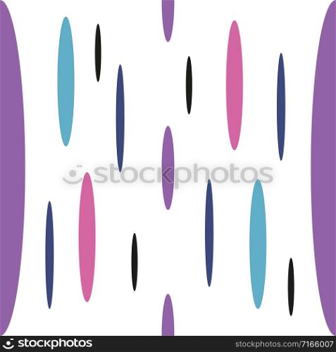 Colorful vector abstraction. Bright abstract background with different shapes. Digital abstract background expressive shape ornaments graphical design