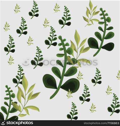 colorful vector design art geometric pattern background new leaf nature concept
