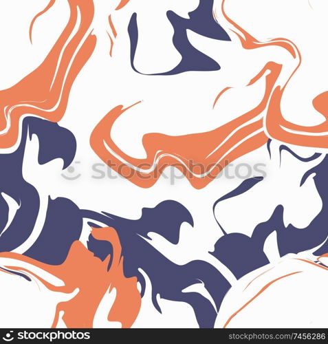 Colorful vector seamless abstract patern with splashes. For textile, wallpaper, covers and print