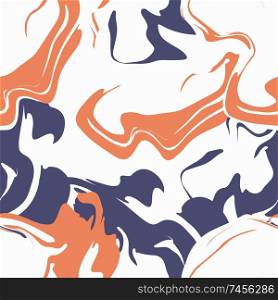 Colorful vector seamless abstract patern with splashes. For textile, wallpaper, covers and print