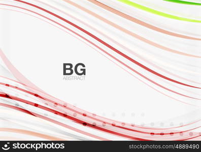 Colorful vector stripes on grey. Colorful vector stripes on grey. Modern technology or business web abstract background