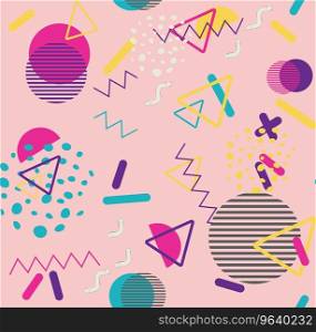 Colorful vintage geometric patterns Royalty Free Vector