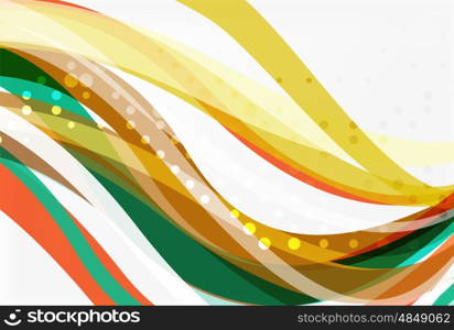 Colorful wave abstract background. Vector template background for workflow layout, diagram, number options or web design