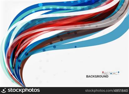 Colorful wave abstract background. Vector template background for workflow layout, diagram, number options or web design