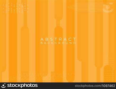 Colorful yellow bright shape complex layer background halftone and modern line style. vector illustration