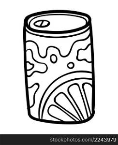 Coloring book for children, Aluminum soda can