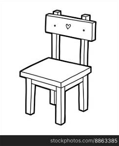 Coloring book for children, Kids chair