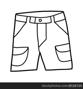 Coloring book for children, Mens shorts