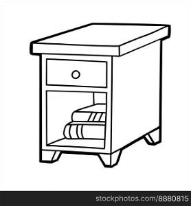 Coloring book for children, Nightstand