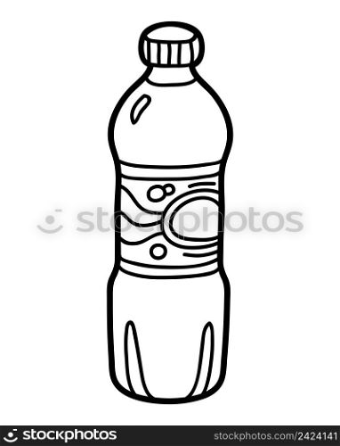 Coloring book for children, Water bottle