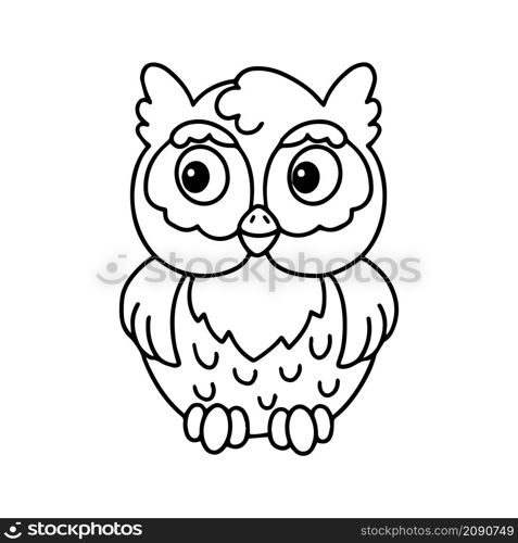 Coloring book page for kids. Cartoon style. Vector illustration isolated on white background.
