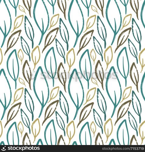 Coloured leaves pattern. Printable background with minimalistic nature ornament. Leaves print in color. Coloured leaves pattern. Printable background with minimalistic nature ornament. Leaves print in color.