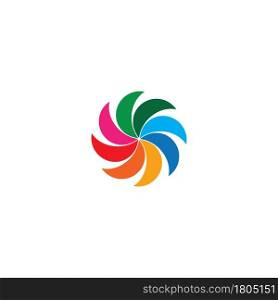 colourful abstract icon,illustration logo design.