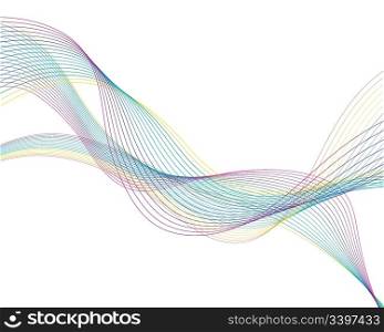 Colourful lines background for design use. Vector illustration.