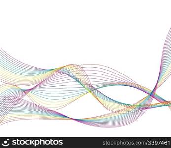 Colourful lines background for design use. Vector illustration.