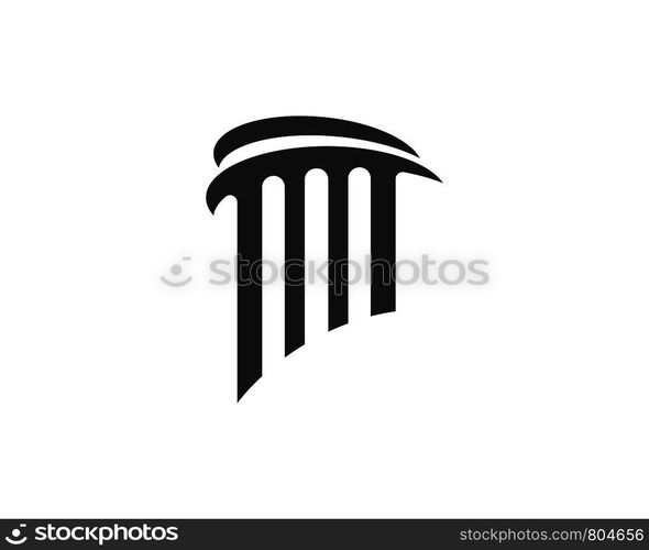 column Logo Template vector design