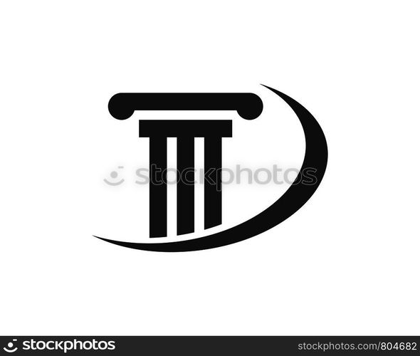 column Logo Template vector design