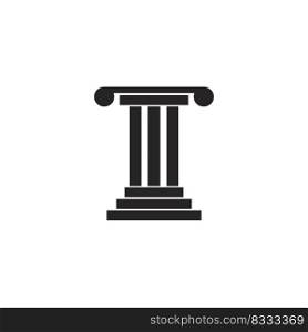 column logo vector illustration template design