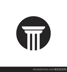 column logo vector illustration template design