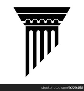 Column logo vector illustration template design