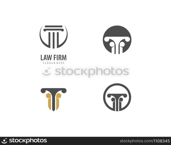 column Logo vector Template