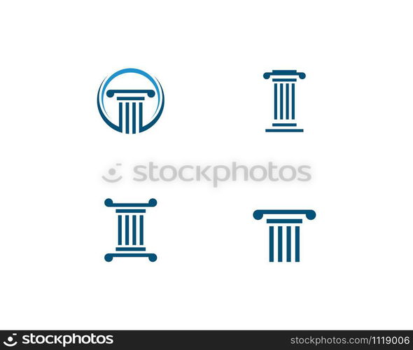 column Logo vector Template