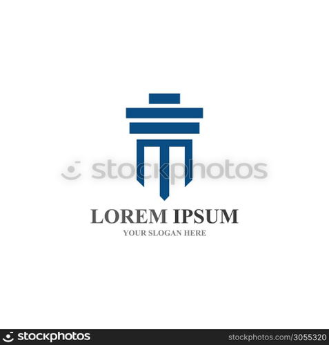 column Logo vector Template