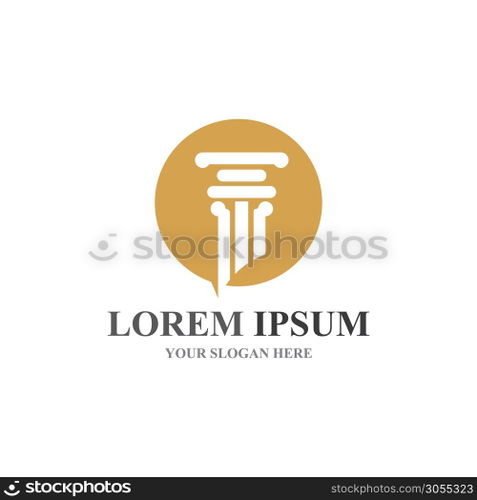 column Logo vector Template