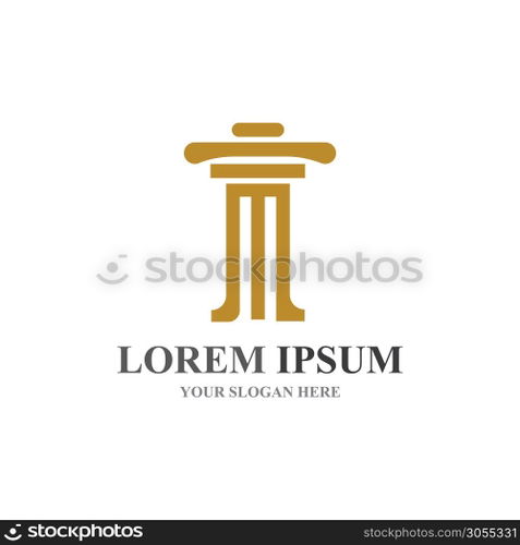 column Logo vector Template
