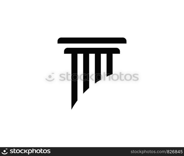 column Logo vector Template