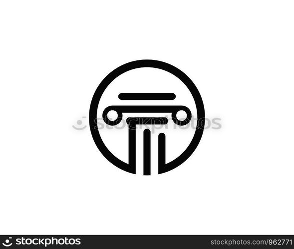 column Logo vector Template