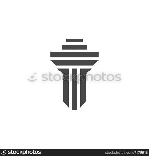 column Logo vector Template and symbol