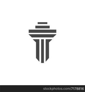 column Logo vector Template and symbol