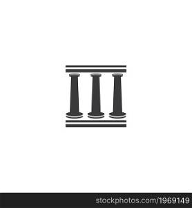 Column pillar illustration Logo vector template
