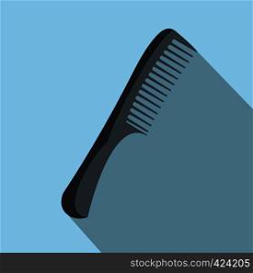 Comb flat icon with shadow on the background. Comb flat icon with shadow