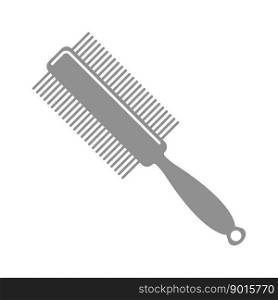 Comb hair logo icon design illustration