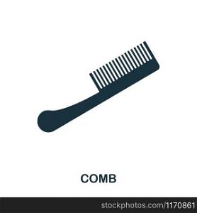 Comb icon. Flat style icon design. UI. Illustration of comb icon. Pictogram isolated on white. Ready to use in web design, apps, software, print. Comb icon. Flat style icon design. UI. Illustration of comb icon. Pictogram isolated on white. Ready to use in web design, apps, software, print.