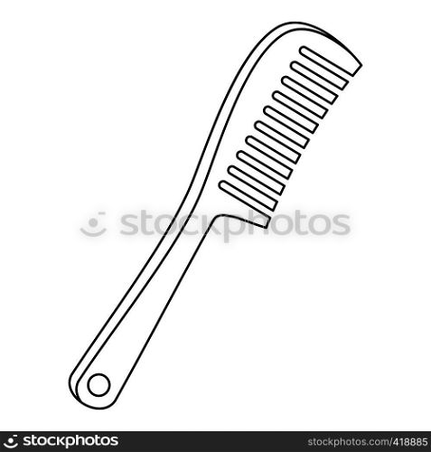 Comb icon. Outline illustration of comb vector icon for web. Comb icon, outline style