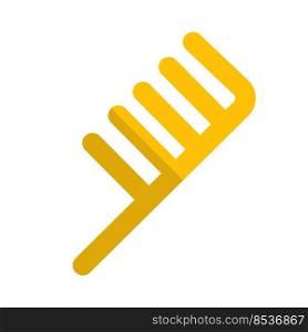 Comb with handle isolated on a white background