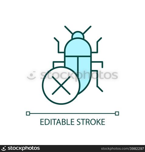 Combat insects RGB color icon. Pests control. Struggle and eliminate bugs. Repellent and insecticide. Isolated vector illustration. Simple filled line drawing. Editable stroke. Arial font used. Combat insects RGB color icon