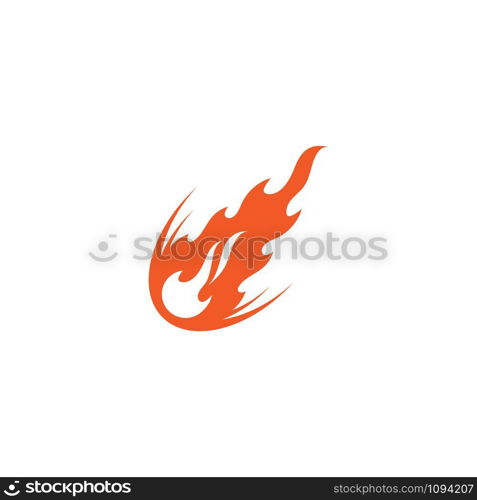 Comet vector icon illustration design template