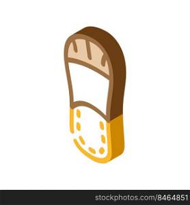 comfort footwear isometric icon vector. comfort footwear sign. isolated symbol illustration. comfort footwear isometric icon vector illustration