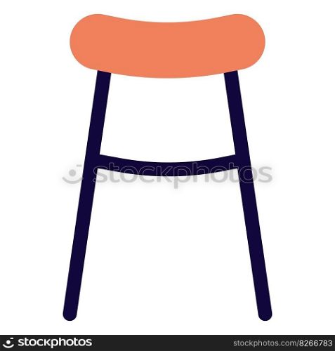 Comfortable bar stool for seating.